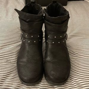 Torrid Moto Boots, Womens Size 11W. Good Condition.